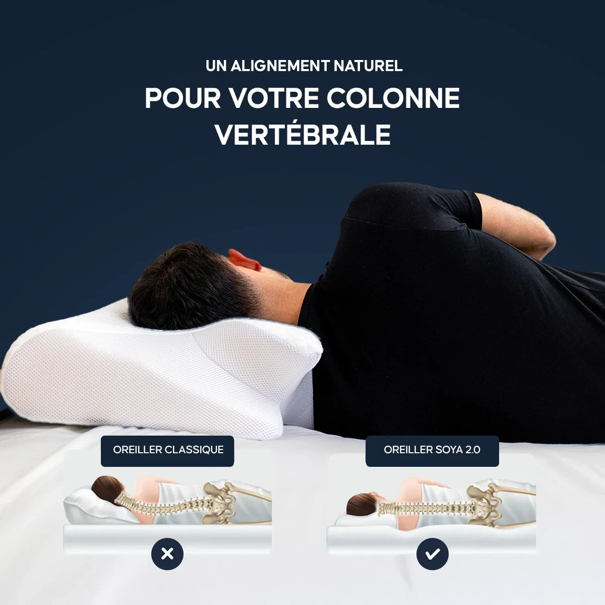 Oreiller ergonomique 2.0