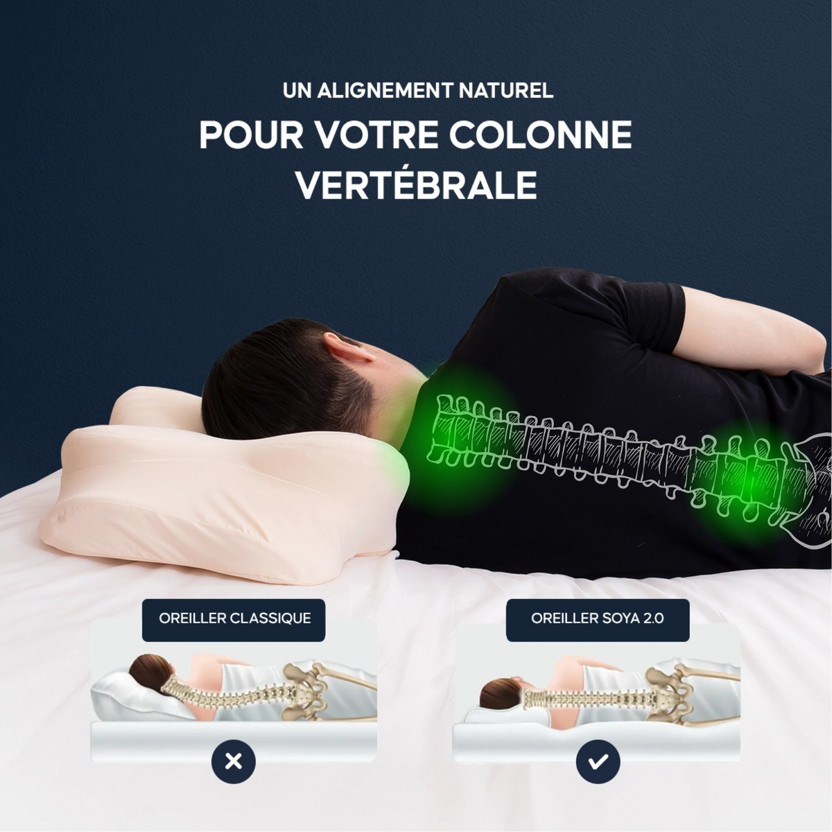 Oreiller ergonomique 3.0